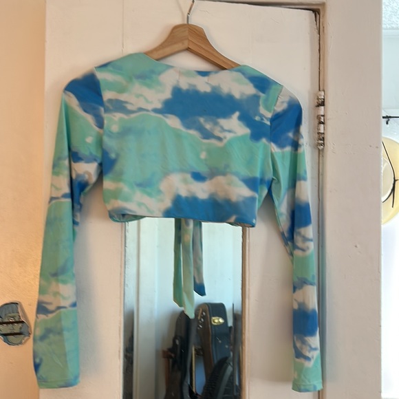 Tie dye long sleeve bikini - Picture 4 of 8